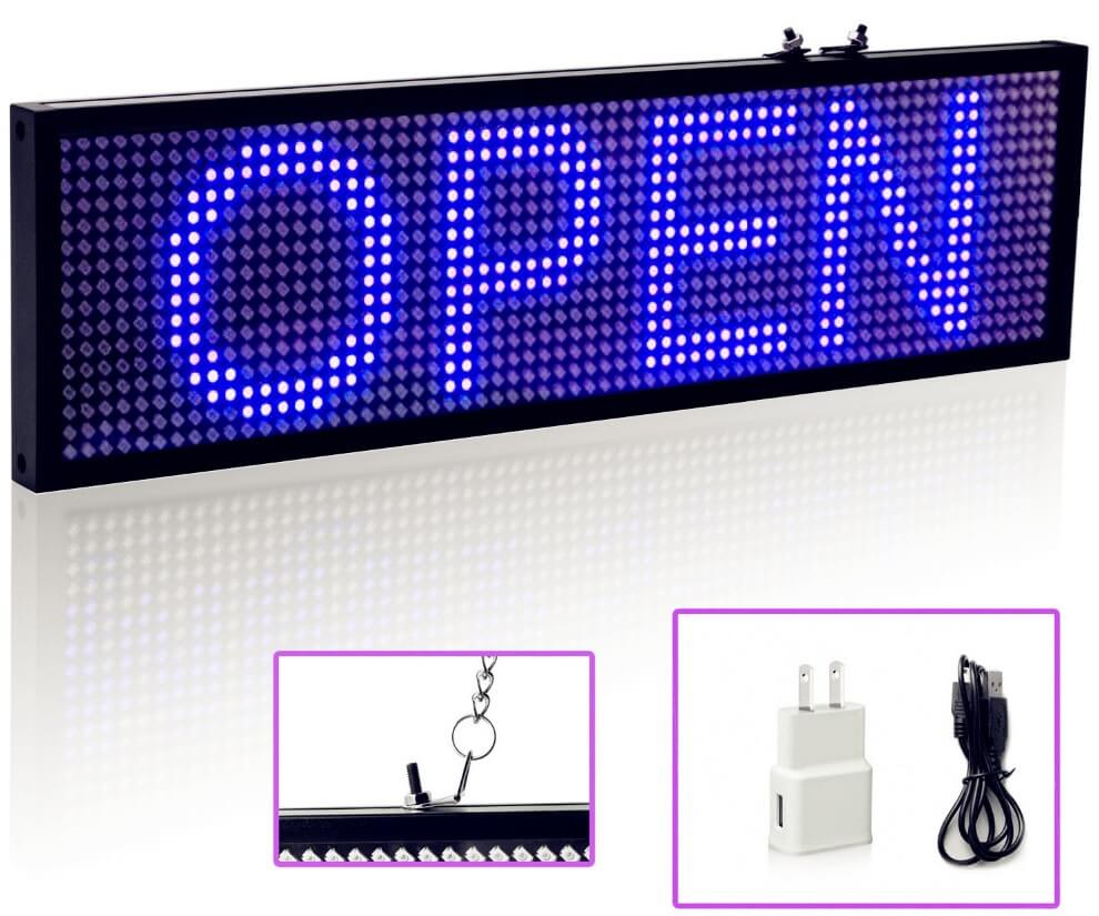 Led panel azul