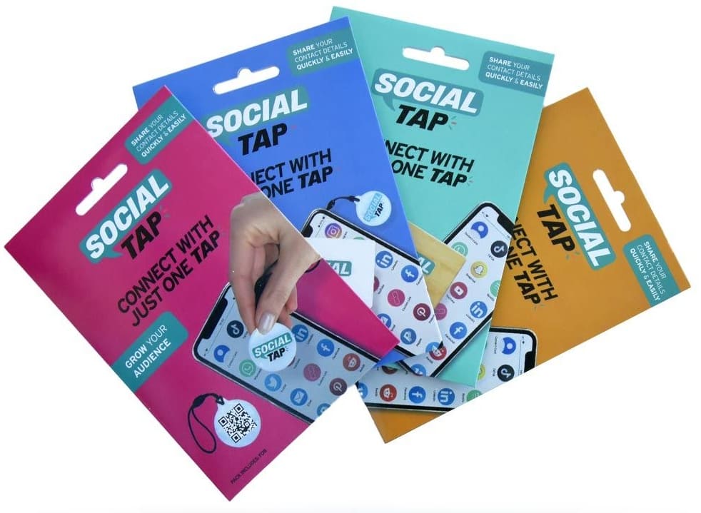 tarjetas de visita electrónicas social tap