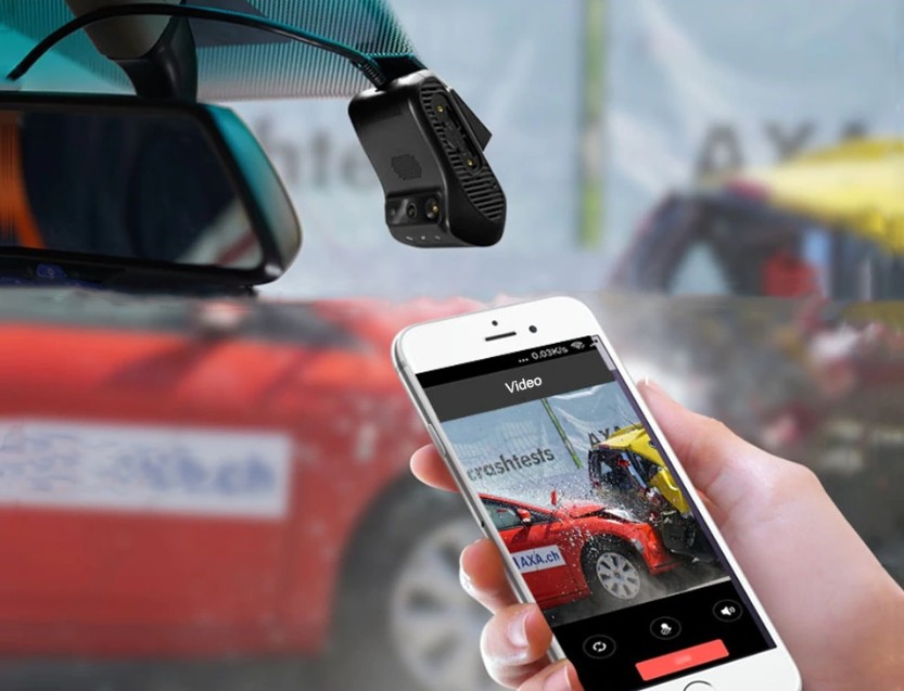 4g live dash cam con punto de acceso