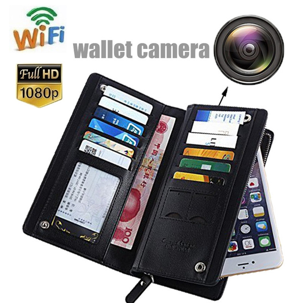 camara espia en billetera wifi full hd