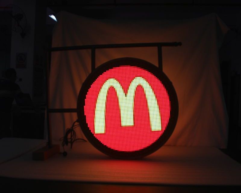 pantalla LED redonda