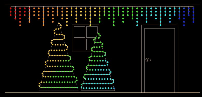 bombillas inteligentes de navidad