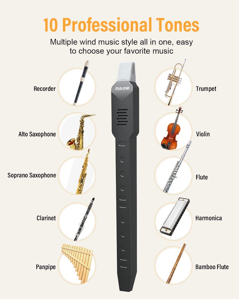 flauta de saxofón electrónico