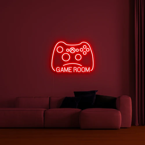 Logo 3D en la pared - GAMER