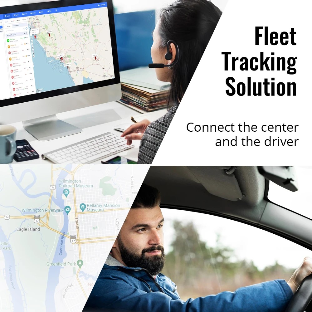 Localizador gps gestión de flotas OBD II