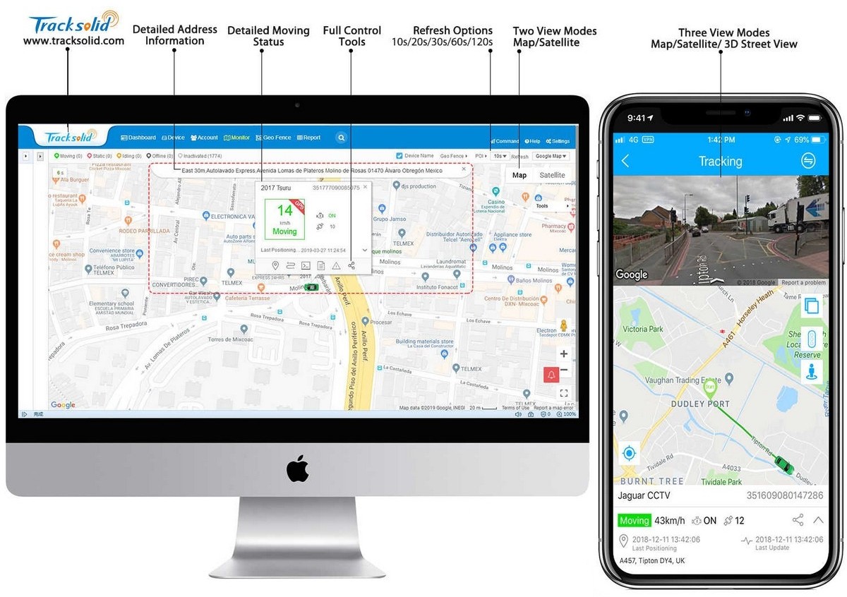 aplicación de rastreo gps tracksolid